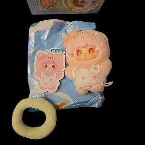 Pink Plush Doll with Accessories